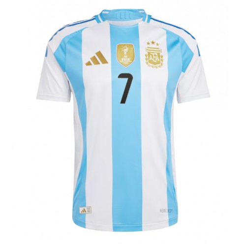 Argentina Rodrigo De Paul #7 Domaci Dres Copa America 2024 Kratak Rukavima
